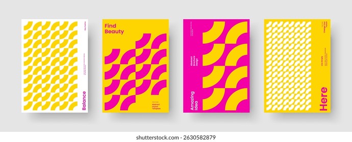 Geometric Brochure Template. Modern Report Design. Isolated Book Cover Layout. Background. Flyer. Poster. Business Presentation. Banner. Magazine. Brand Identity. Pamphlet. Leaflet. Handbill