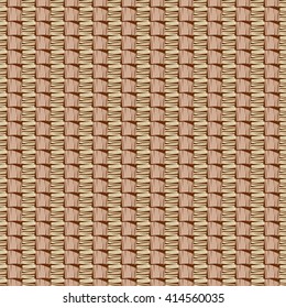 Geometric Brown Ethnic Seamless Pattern. African Style  Abstract Texture. Vector Hand Drawn Tribal Background.