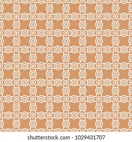 Geometric brown and white abstract seamless pattern. Background for wallpapers, textile