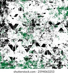 geometric brush line color pattern abstract background black art print design