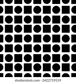 geometric brush round pattern and graphic background abstract texture art black design print