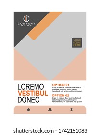 Geometric Business abstract vector template. Brochure design, cover. Modern layout, annual report, poster, flyer in A4