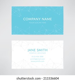 Geometric Business Card Design