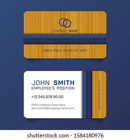 Geometric business card papercut idea vector templates set. Cool business card graphic design with place for logo, company name, employee's position, phone number, website and office address.