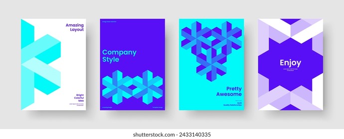 Geometric Business Presentation Design. Abstract Book Cover Layout. Modern Brochure Template. Banner. Poster. Report. Background. Flyer. Handbill. Catalog. Pamphlet. Journal. Newsletter. Magazine