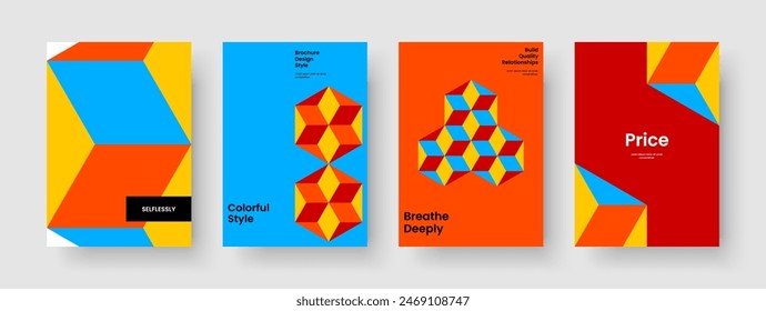 Geometric Business Presentation Design. Abstract Book Cover Template. Creative Brochure Layout. Background. Banner. Report. Poster. Flyer. Notebook. Magazine. Advertising. Newsletter. Catalog