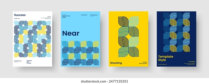 Diseño Geométrico de Presentación de Negocios. Plantilla Abstractas para volantes. Diseño de fondo moderno. Portada del libro. Anuncio. Informe. Folleto. Cartel. Cuaderno. Identidad de marca. Handbill. Catálogo. Boletín