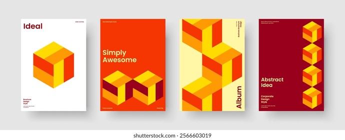 Geometric Business Presentation Design. Abstract Banner Layout. Modern Brochure Template. Book Cover. Report. Flyer. Poster. Background. Pamphlet. Advertising. Leaflet. Journal. Newsletter