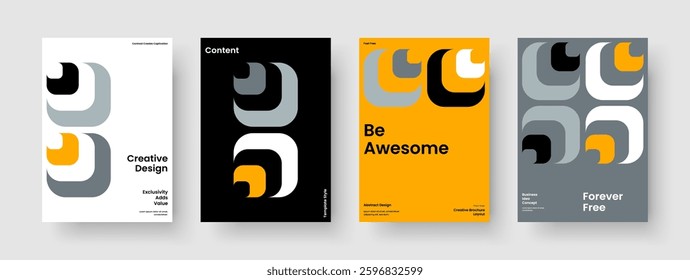 Geometric Business Presentation Design. Abstract Poster Layout. Isolated Banner Template. Report. Book Cover. Background. Brochure. Flyer. Advertising. Handbill. Magazine. Pamphlet. Newsletter