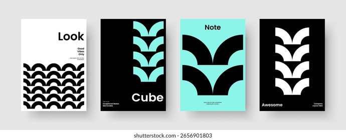 Design Geométrico de Apresentação de Negócios. Modelo de Capa de Livro Abstrata. Layout de Relatório Moderno. Panfleto. Cartaz. Histórico. Brochura. Faixa. Publicidade. Identidade da marca. Conhecimento manual. Catálogo. Panfleto