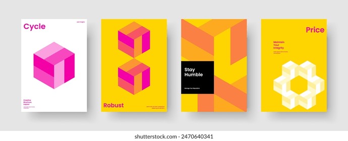 Geometric Business Presentation Design. Creative Brochure Layout. Abstract Report Template. Book Cover. Background. Poster. Flyer. Banner. Handbill. Leaflet. Brand Identity. Advertising. Magazine