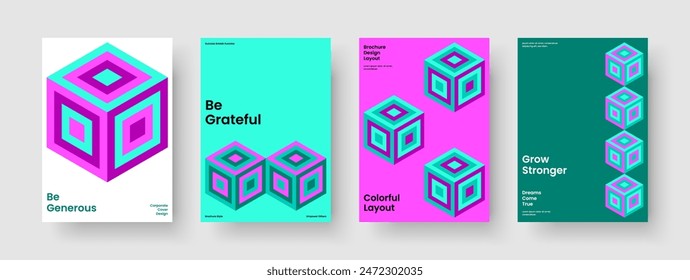 In: Geometric Business Presentation Design. Kreative Poster-Vorlage. Layout des isolierten Banners. Broschüre. Flyer. Buchumschlag. Hintergrund. Bericht. Werbung. Brande Identität. Handzettel Notebook. Katalog
