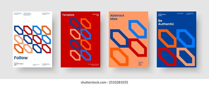 Design Geométrico de Apresentação de Negócios. Modelo de publicação criativa. Layout de Panfleto Moderno. Cartaz. Capa de Livro. Relatório. Histórico. Faixa. Panfleto. Conhecimento manual. Notebook. Carteira. Catálogo. Revista