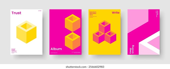 Geometric Business Presentation Design. Creative Flyer Template. Abstract Book Cover Layout. Background. Poster. Banner. Brochure. Report. Advertising. Newsletter. Magazine. Journal. Handbill
