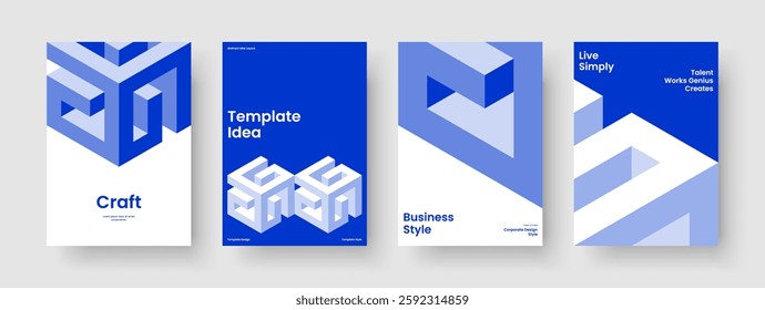 Geometric Business Presentation Design. Creative Poster Layout. Isolated Book Cover Template. Brochure. Banner. Report. Flyer. Background. Newsletter. Brand Identity. Pamphlet. Catalog. Magazine
