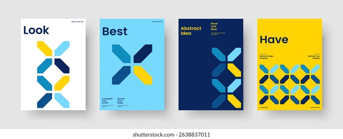 Geometric Business Presentation Design. Creative Poster Template. Isolated Report Layout. Book Cover. Flyer. Background. Banner. Brochure. Advertising. Catalog. Handbill. Brand Identity. Leaflet