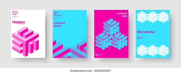 Geometric Business Presentation Design. Creative Book Cover Layout. Modern Report Template. Poster. Flyer. Brochure. Background. Banner. Brand Identity. Catalog. Advertising. Notebook. Pamphlet