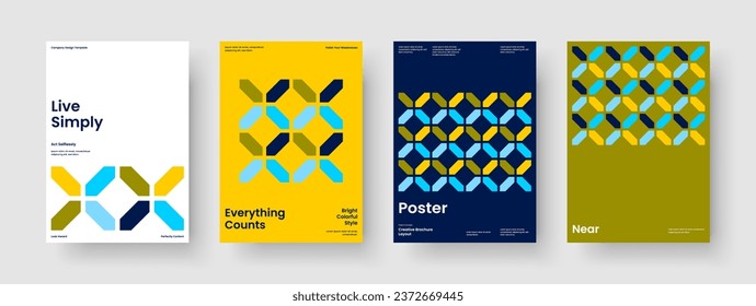 Geometric Business Presentation Design. Isolated Banner Layout. Abstract Poster Template. Report. Book Cover. Flyer. Brochure. Background. Catalog. Brand Identity. Portfolio. Pamphlet. Newsletter