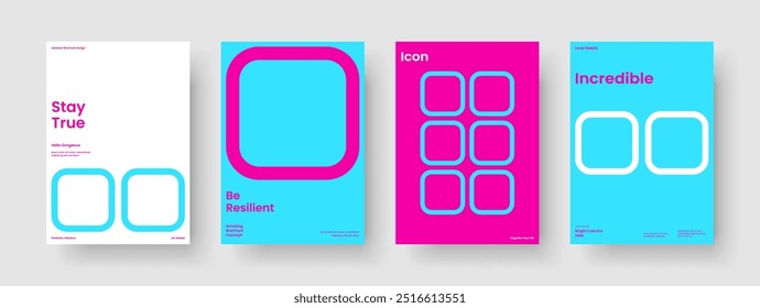 Geometric Business Presentation Design. Isolated Banner Layout. Modern Flyer Template. Poster. Background. Report. Brochure. Book Cover. Handbill. Brand Identity. Leaflet. Advertising. Journal
