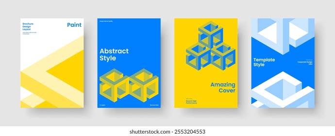 Geometric Business Presentation Design. Isolated Flyer Template. Modern Banner Layout. Report. Poster. Brochure. Book Cover. Background. Portfolio. Magazine. Pamphlet. Journal. Notebook. Leaflet