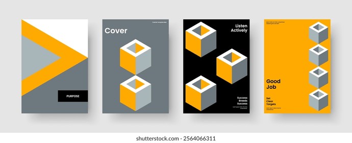 Geometric Business Presentation Design. Isolated Background Template. Abstract Brochure Layout. Banner. Flyer. Poster. Report. Book Cover. Leaflet. Newsletter. Notebook. Portfolio. Advertising