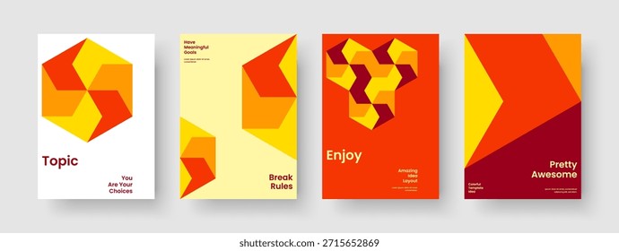 Geometric Business Presentation Design. Isolated Banner Layout. Creative Poster Template. Brochure. Background. Book Cover. Flyer. Report. Journal. Brand Identity. Handbill. Advertising. Pamphlet