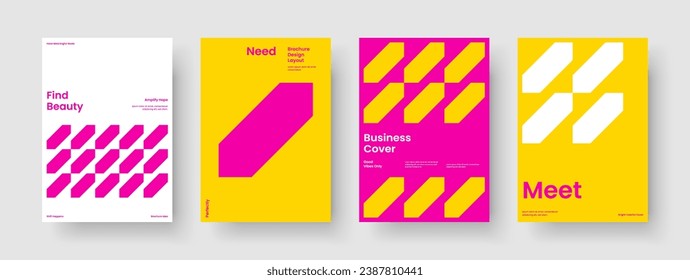 Geometric Business Presentation Design. Modern Banner Layout. Creative Brochure Template. Flyer. Book Cover. Report. Poster. Background. Advertising. Leaflet. Portfolio. Newsletter. Magazine