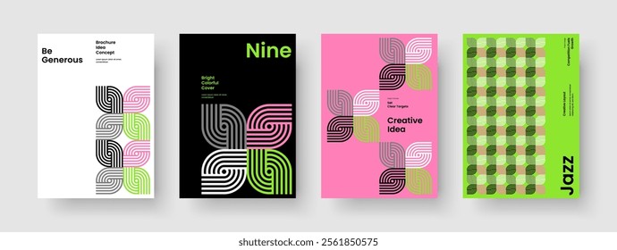 Geometric Business Presentation Design. Modern Report Template. Isolated Brochure Layout. Banner. Flyer. Background. Poster. Book Cover. Leaflet. Magazine. Handbill. Advertising. Journal. Notebook
