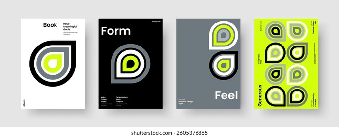 Geometric Business Presentation Design. Modern Report Layout. Isolated Background Template. Flyer. Book Cover. Poster. Banner. Brochure. Newsletter. Brand Identity. Journal. Advertising. Notebook