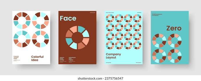 Geometric Business Presentation Layout. Abstract Report Template. Isolated Flyer Design. Banner. Poster. Brochure. Book Cover. Background. Catalog. Pamphlet. Leaflet. Brand Identity. Notebook