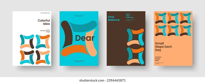 Geometric Business Presentation Layout. Abstract Brochure Template. Creative Book Cover Design. Background. Banner. Flyer. Report. Poster. Portfolio. Pamphlet. Magazine. Journal. Leaflet