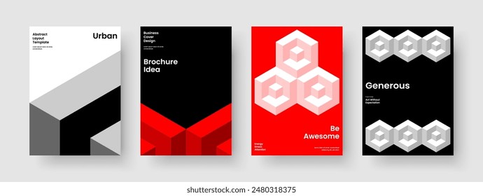 Diseño de presentación comercial geométrica. Plantilla Abstractas de fondo. Diseño de Anuncio aislado. Informe. Folleto. Portada del libro. Volante. Cartel. Cuaderno. Identidad de marca. Prospecto. Cartera. Folleto