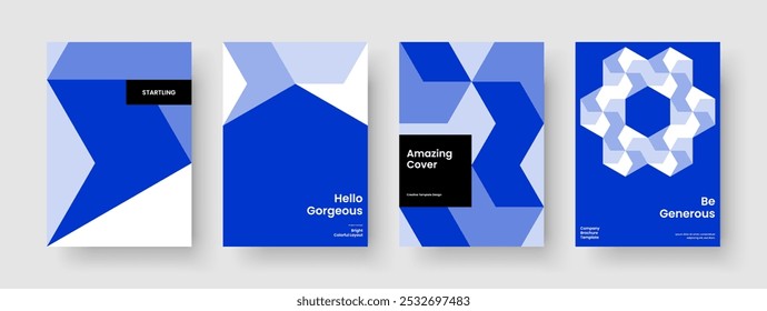 Geometric Business Presentation Layout. Abstract Brochure Template. Modern Report Design. Book Cover. Poster. Banner. Flyer. Background. Advertising. Handbill. Pamphlet. Journal. Newsletter