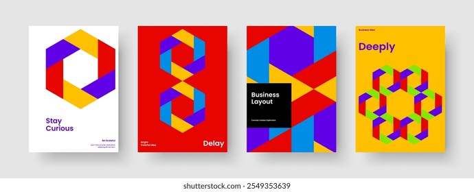 Diseño geométrico de la presentación del negocio. Plantilla de portada de libro Abstractas. Diseño creativo de folletos. Antecedentes. Volante. Anuncio. Informe. Cartel. Diario. Revista. Cuaderno. Identidad de marca. Publicidad