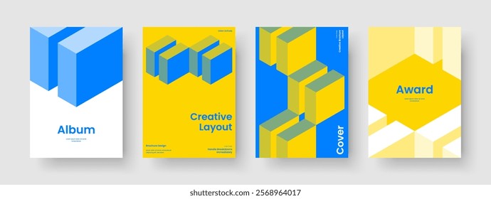 Geometric Business Presentation Layout. Abstract Banner Design. Creative Book Cover Template. Poster. Flyer. Brochure. Report. Background. Notebook. Journal. Leaflet. Portfolio. Advertising