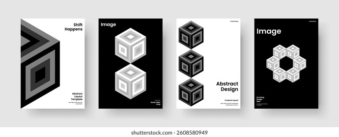 Geometric Business Presentation Layout. Abstract Book Cover Design. Modern Background Template. Report. Flyer. Poster. Brochure. Banner. Brand Identity. Advertising. Handbill. Leaflet. Magazine