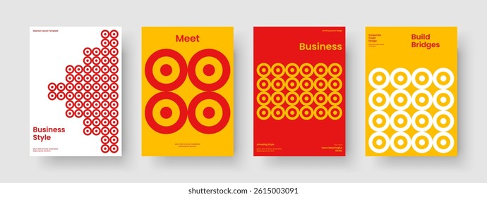 Geometric Business Presentation Layout. Abstract Report Design. Isolated Flyer Template. Brochure. Poster. Background. Book Cover. Banner. Catalog. Leaflet. Advertising. Magazine. Portfolio