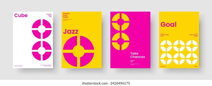 Geometric Business Presentation Layout. Creative Brochure Design. Modern Report Template. Flyer. Background. Poster. Book Cover. Banner. Newsletter. Notebook. Advertising. Brand Identity. Leaflet