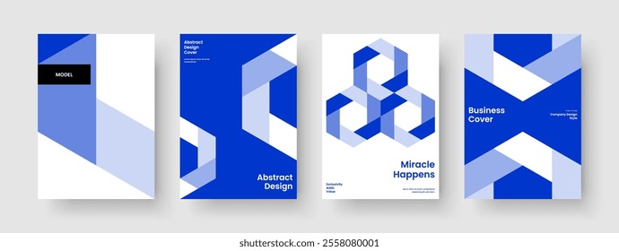 Geometric Business Presentation Layout. Creative Poster Design. Isolated Brochure Template. Flyer. Background. Book Cover. Banner. Report. Magazine. Portfolio. Advertising. Journal. Catalog