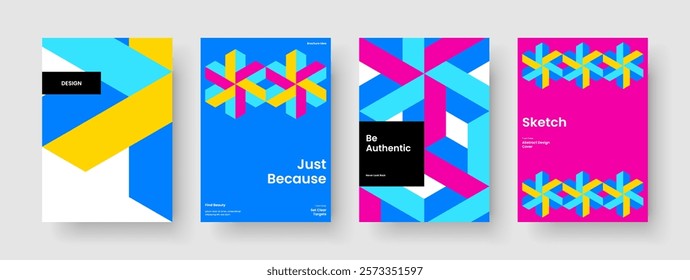 Geometric Business Presentation Layout. Creative Brochure Design. Modern Book Cover Template. Banner. Report. Flyer. Background. Poster. Handbill. Advertising. Newsletter. Portfolio. Notebook