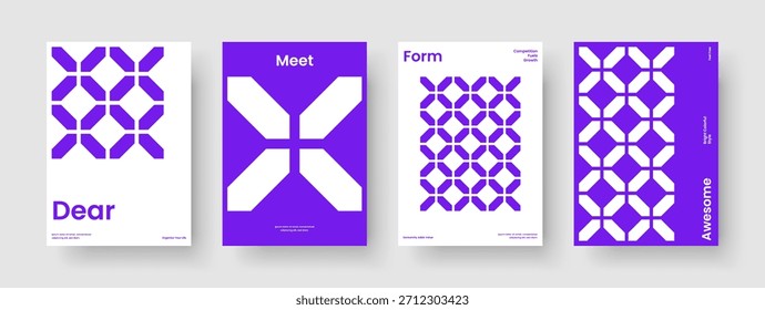 Layout für geometrische Geschäftspräsentationen. Vorlage für kreative Flyer. Abstraktes Banner-Design. Hintergrund. Buchumschlag. Broschüre. Bericht. Poster. Katalog. Werbung. Erfassung Notebook. Handzettel Merkblatt