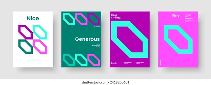 Geometric Business Presentation Layout. Isolated Poster Design. Modern Book Cover Template. Flyer. Report. Background. Brochure. Banner. Brand Identity. Journal. Magazine. Advertising. Handbill