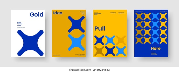 Geometric Business Presentation Layout. Isolated Flyer Template. Abstract Report Design. Banner. Background. Book Cover. Brochure. Poster. Brand Identity. Portfolio. Journal. Leaflet. Notebook