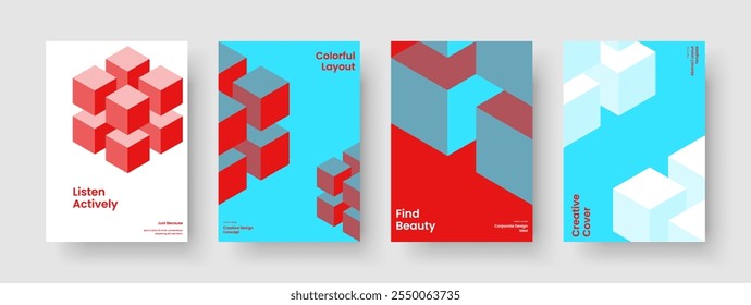 Geometric Business Presentation Layout. Isolated Flyer Design. Modern Brochure Template. Background. Report. Book Cover. Banner. Poster. Handbill. Portfolio. Notebook. Brand Identity. Catalog