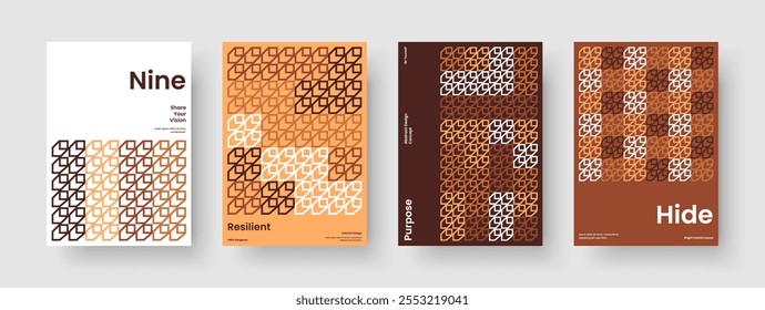Geometric Business Presentation Layout. Isolated Flyer Design. Creative Brochure Template. Poster. Background. Banner. Book Cover. Report. Catalog. Journal. Leaflet. Magazine. Advertising