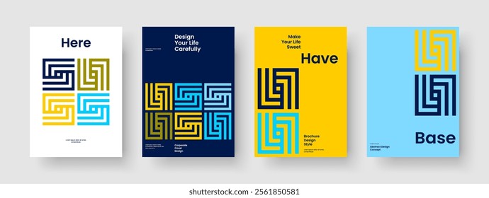 Geometric Business Presentation Layout. Isolated Brochure Template. Modern Flyer Design. Report. Banner. Background. Book Cover. Poster. Portfolio. Advertising. Pamphlet. Notebook. Journal. Leaflet