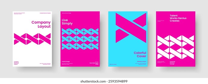 Geometric Business Presentation Layout. Isolated Poster Design. Modern Book Cover Template. Brochure. Background. Banner. Report. Flyer. Portfolio. Magazine. Advertising. Brand Identity. Handbill