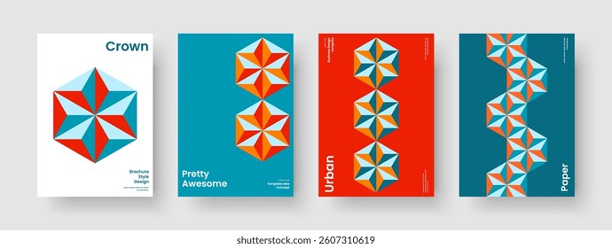 Geometric Business Presentation Layout. Isolated Background Design. Modern Banner Template. Poster. Brochure. Flyer. Book Cover. Report. Handbill. Notebook. Leaflet. Journal. Pamphlet. Advertising