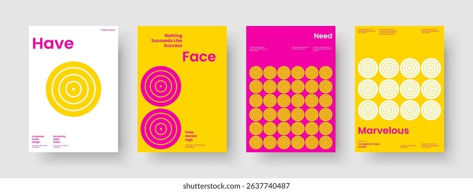 Geometric Business Presentation Layout. Isolated Book Cover Design. Abstract Poster Template. Report. Brochure. Background. Banner. Flyer. Newsletter. Journal. Leaflet. Advertising. Notebook