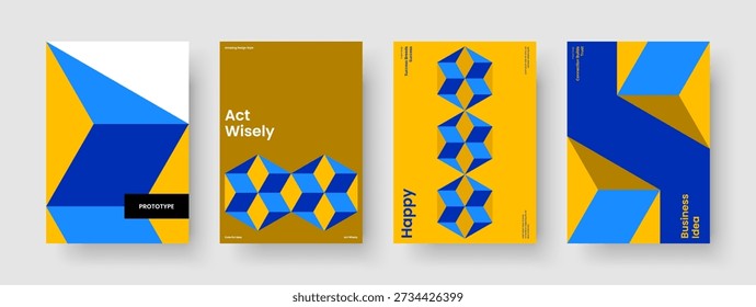 Geometric Business Presentation Layout. Isolated Banner Template. Creative Poster Design. Background. Brochure. Book Cover. Report. Flyer. Journal. Catalog. Handbill. Magazine. Pamphlet. Notebook